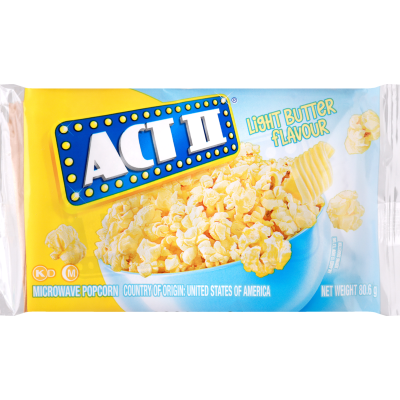 TÚI BẮP LÒ VI SÓNG Act II Kettle Microwave Popcorn, VỊ BƠ Butter / MẶN NGỌT Sweet & Salty, 85g