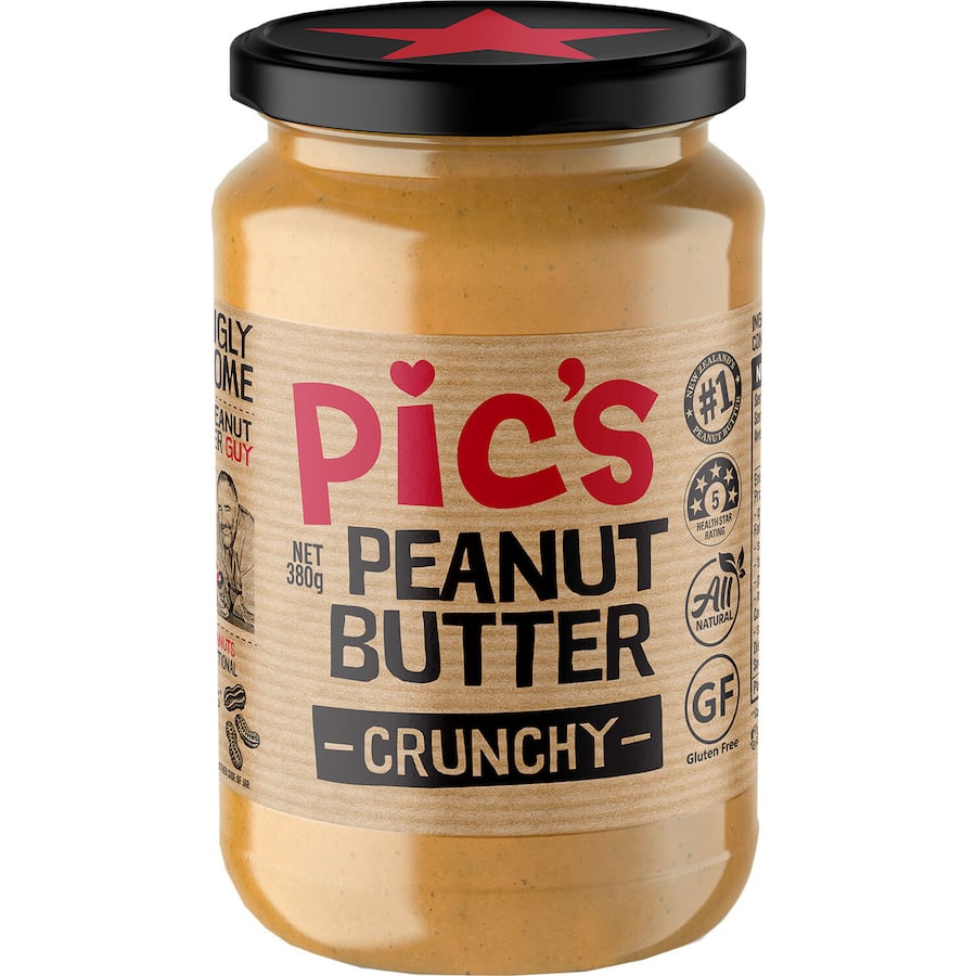 BƠ ĐẬU PHỘNG MƯỢT / GIÒN CÓ / KHÔNG MUỐI Pic's Peanut Butter SMOOTH / CRUNCH / NO SALT / SMOOCHY, 380g