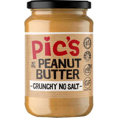 BƠ ĐẬU PHỘNG MƯỢT / GIÒN CÓ / KHÔNG MUỐI Pic's Peanut Butter SMOOTH / CRUNCH / NO SALT / SMOOCHY, 380g