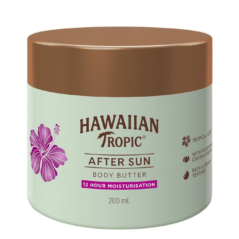 BƠ DƯỠNG ẨM - PHỤC HỒI SAU NẮNG Hawaiian Tropic After Sun Body Butter, GIỮ ẨM SUỐT 12 GIỜ, 200ml