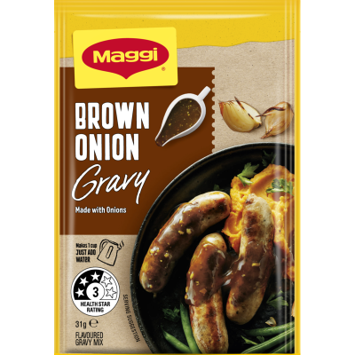 BỘT SỐT CHẤM RICH DARK Maggi Simmer Sauce Gravy, Real Herbs and Spices, 17g