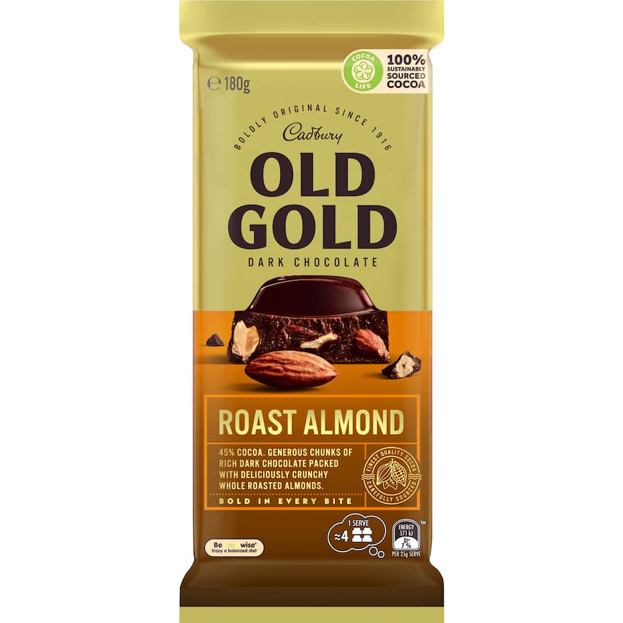 THANH SOCOLA ĐẶC BIỆT Cadbury SPECIAL EDITION Chocolate OLD GOLD - ALMOND - BAI.LEYS - MINT, 180g