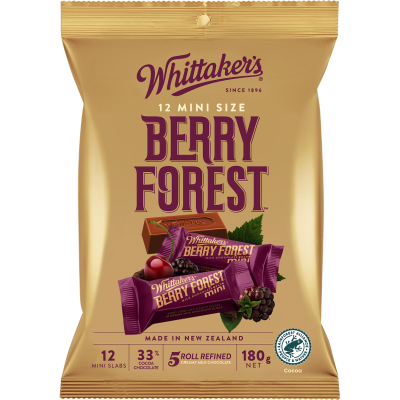 SOCOLA Whittakers Chocolate Sharepack, Hokey Pokey Crunch – Peanut Slab, 180g (12 gói lẻ mini size)