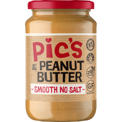 BƠ ĐẬU PHỘNG MƯỢT / GIÒN CÓ / KHÔNG MUỐI Pic's Peanut Butter SMOOTH / CRUNCH / NO SALT / SMOOCHY, 380g