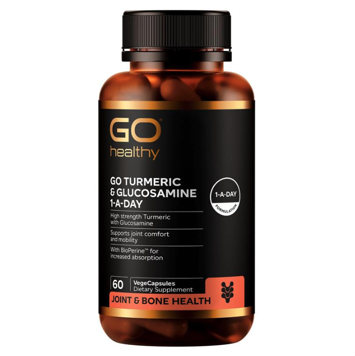 VIÊN UỐNG BỔ XƯƠNG KHỚP GO Healthy GO GLUCOSAMINE 1-A-DAY 1,500mg, Join & Bone Health, Non-GMO, GMP, New Zealand Made