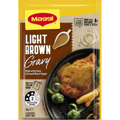 BỘT SỐT CHẤM RICH DARK Maggi Simmer Sauce Gravy, Real Herbs and Spices, 17g