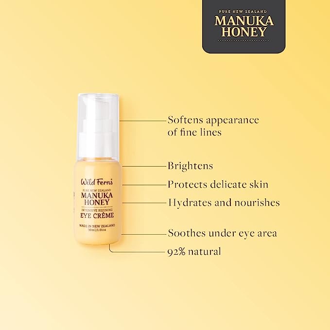 KEM MẮT MẬT ONG Manuka Wild Ferns Honey Intensive Refining Eye Crème, 30ml