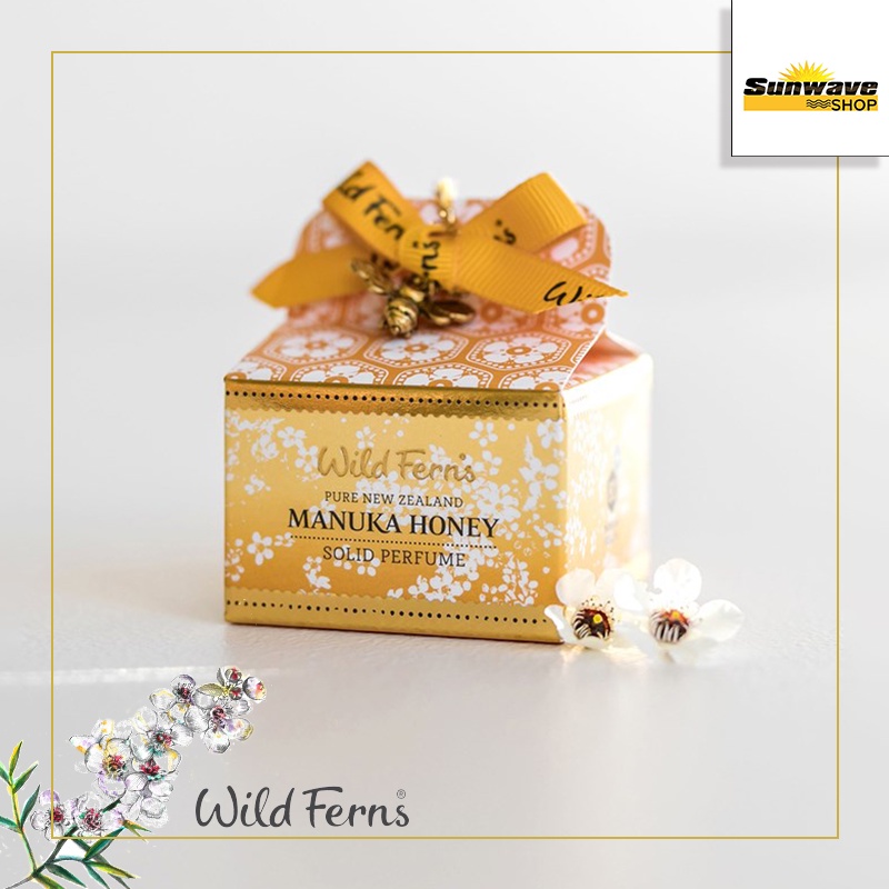 SÁP THƠM - NƯỚC HOA KHÔ MẬT ONG Manuka Honey Wild Ferns Solid Perfume, 15ml