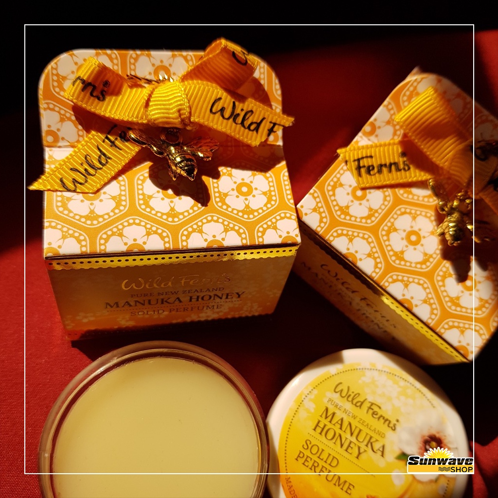 SÁP THƠM - NƯỚC HOA KHÔ MẬT ONG Manuka Honey Wild Ferns Solid Perfume, 15ml