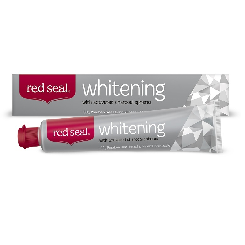 KEM ĐÁNH RĂNG THAN HOẠT TÍNH - TRẮNG BÓNG Red Seal Whitening Toothpaste Activated Charcoal, Paraben Free, 110g