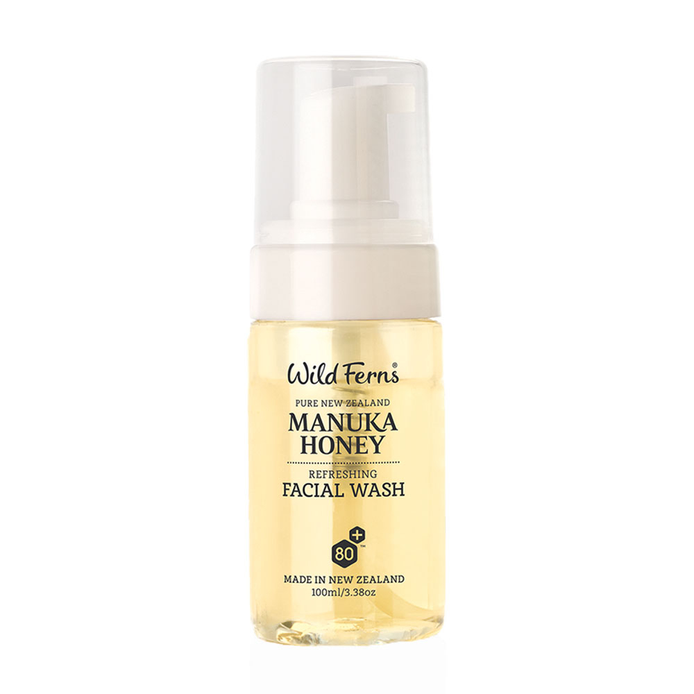 SỮA RỬA MẶT TẠO BỌT MẬT ONG Wild Ferns Manuka Honey 80+ Luxurious Foaming Facial Wash, 100ml