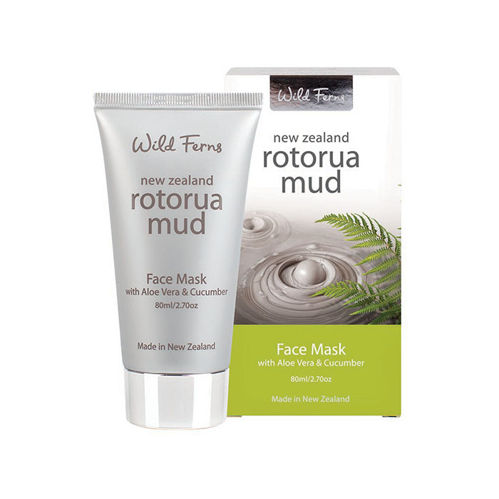 MẶT NẠ BÙN KHOÁNG – LÔ HỘI – DƯA LEO Wild Ferns Rotorua Mud Face Mask, Aloe Vera & Cucumber, 80ml