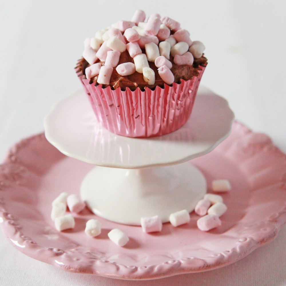KẸO Marshmallow HỒNG – TRẮNG Ma Baker’s Bite Size Mallows – Pink & White, Gluten Free, 200g