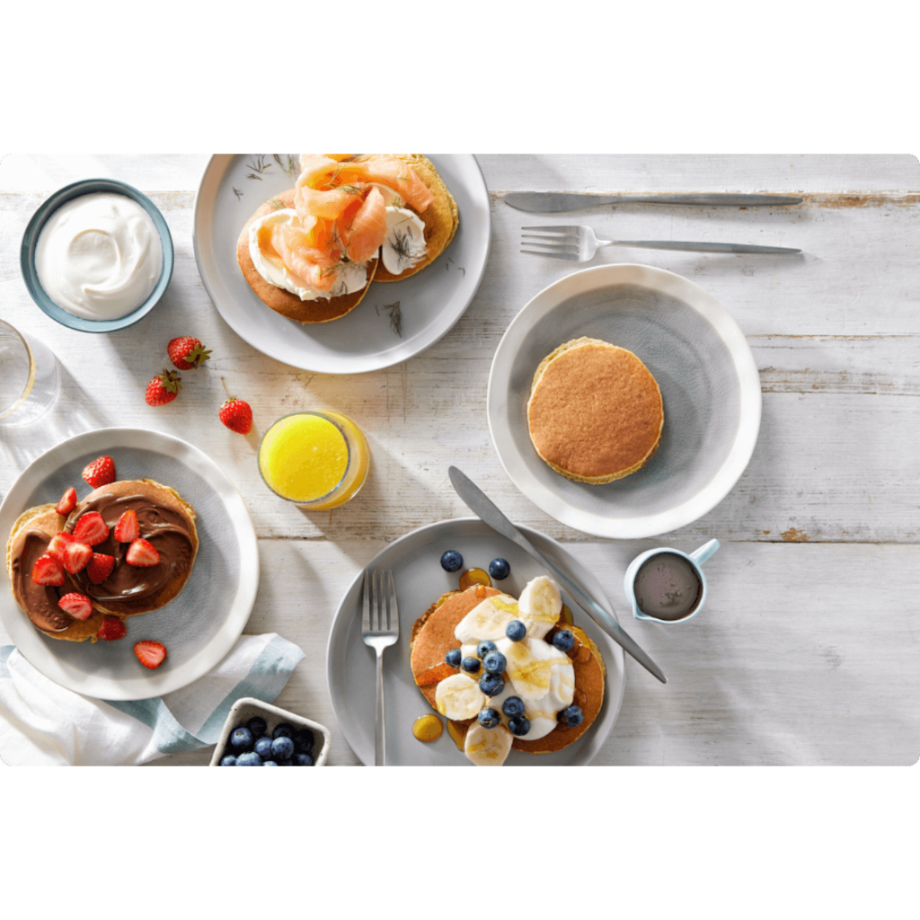BỘT BÁNH PANCAKE ĂN KIÊNG LOW CARB - KHÔNG ĐƯỜNG Noshu Sugar Free Pancake Mix, Gluten Free, 240g