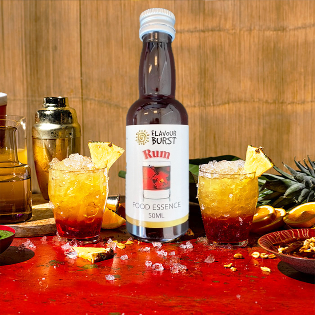 TINH CHẤT SOCOLA - CHERRY - RUM - RASPBERRY Flavour Burst Natural Food Essence, 50ml