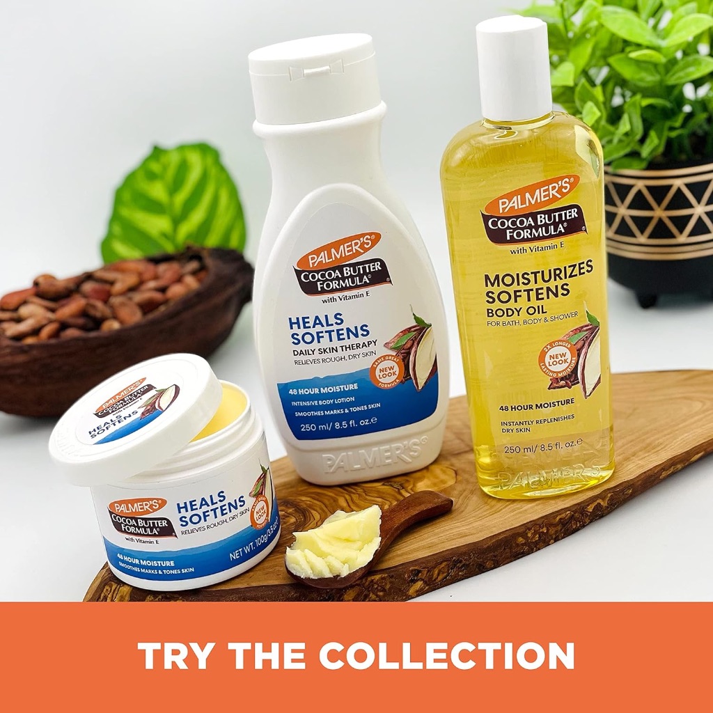 SỮA DƯỠNG ẨM - LÀM MỀM DA SUỐT 48 TIẾNG, Vitamin E - Cocoa Butter, Palmer's Body Lotion, Softens Rough - Dry Skin, 250ml