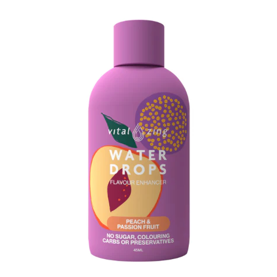 GIỌT NƯỚC TRÁI CÂY KHÔNG ĐƯỜNG Vital Zing Water Drops Flavour Enhancer, Tropical - Black Cherry - Tropical Fruit, 45ml