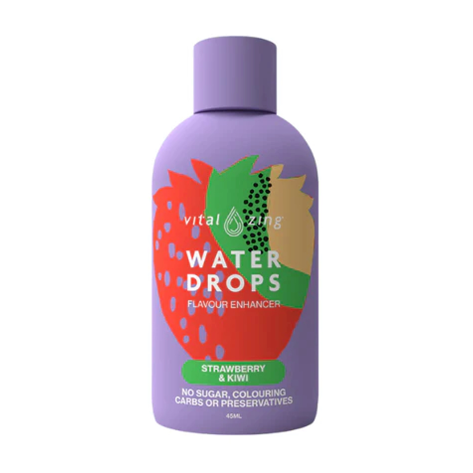 GIỌT NƯỚC TRÁI CÂY KHÔNG ĐƯỜNG Vital Zing Water Drops Flavour Enhancer, Tropical - Black Cherry - Tropical Fruit, 45ml