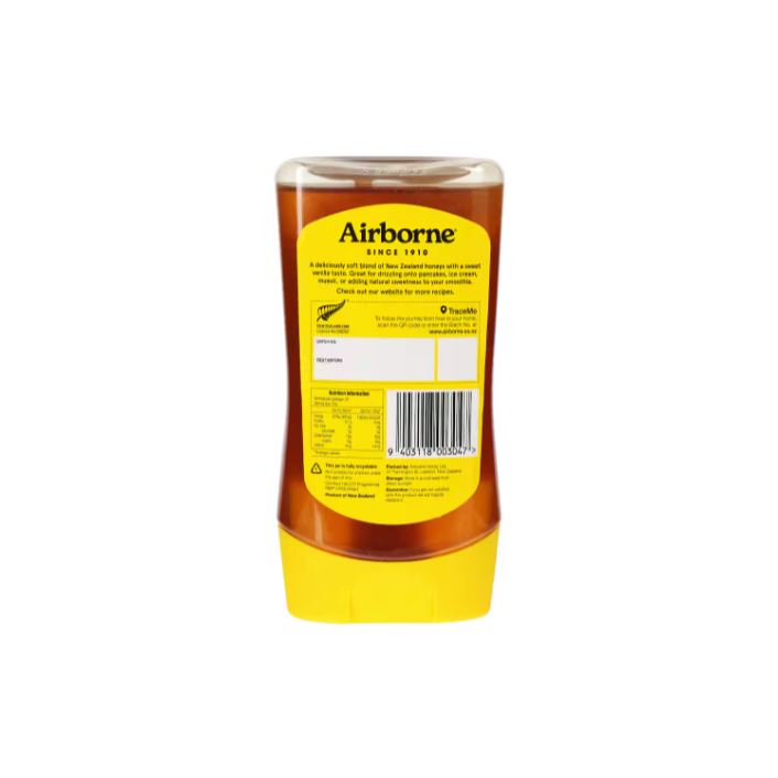 MẬT ONG TỰ NHIÊN 100% NGUYÊN CHẤT Airborne Liquid Honey, New Zealand since 1910, 500g