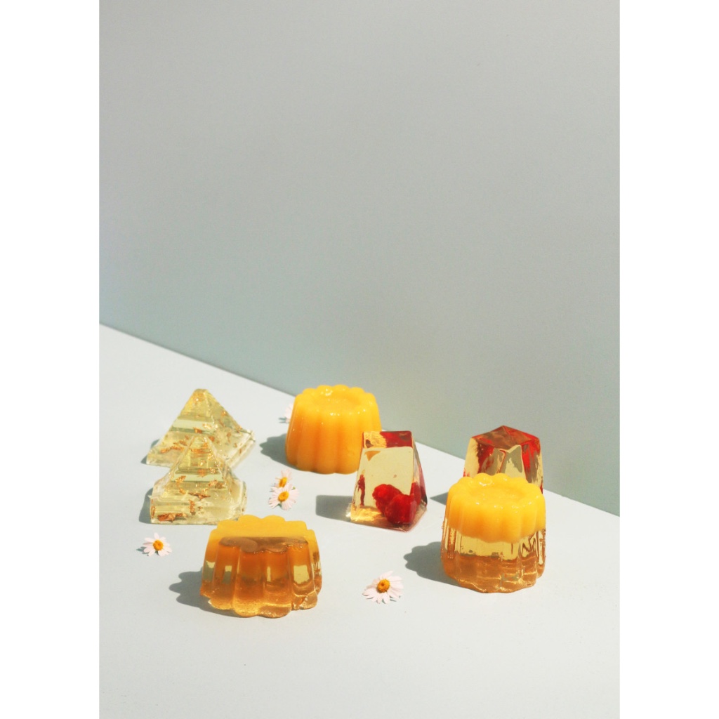 BỘT THẠCH RAU CÂU, The Jellyologist Jelly Crystals Classic FEIJOA, ÍT ĐƯỜNG 50% Less Sugar, Gluten Free, 45g