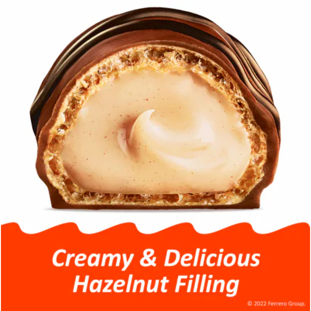 TÚI 18 BÁNH WAFER GIÒN - PHỦ SOCOLA SỮA - NHÂN KEM / HẠT DẺ Kinder Bueno Milk Chocolate – Hazelnut, 97g