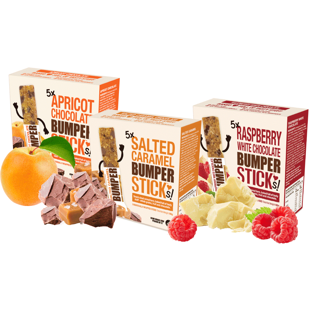 HỘP 5 QUE SOCOLA QUẢ MƠ Bumper Apricot Chocolate Bumper Sticks, 180g