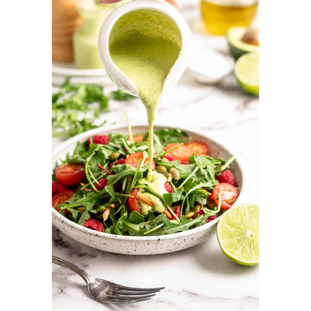 SỐT SALAD BƠ CHANH / CAM GỪNG / LỰU & PHÚC BỒN TỬ Genevieves Salad Dressing, Avocado Lime - Orange Ginger - Raspberry
