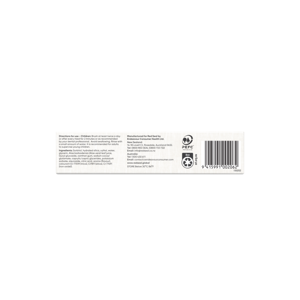 KEM ĐÁNH RĂNG CHO TRẺ EM Red Seal Kids, Tutti Frutti Fluoride Free / Berry Bubblicious With Fluoride Toothpaste Gel, 70g