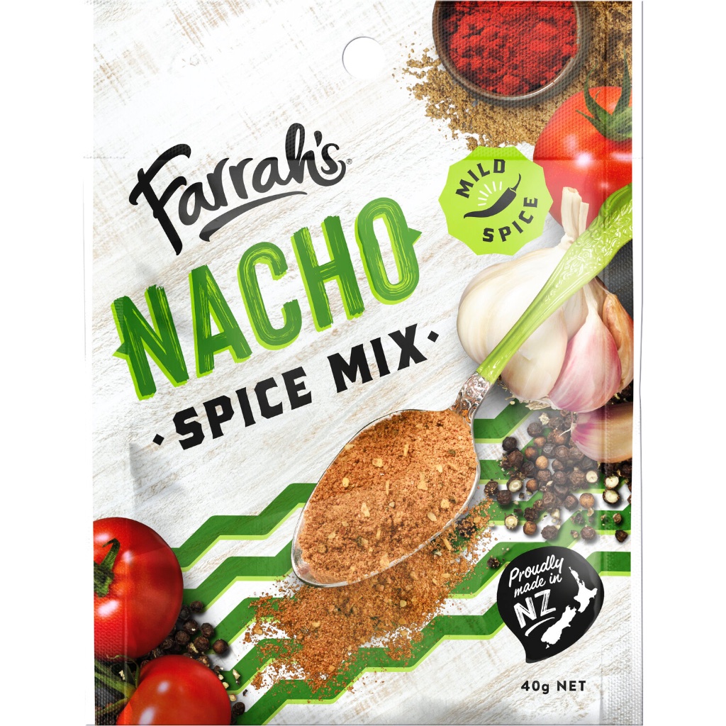 TÚI GIA VỊ MEXICO Farrah's Mexican Nacho Spice Mix, 40g