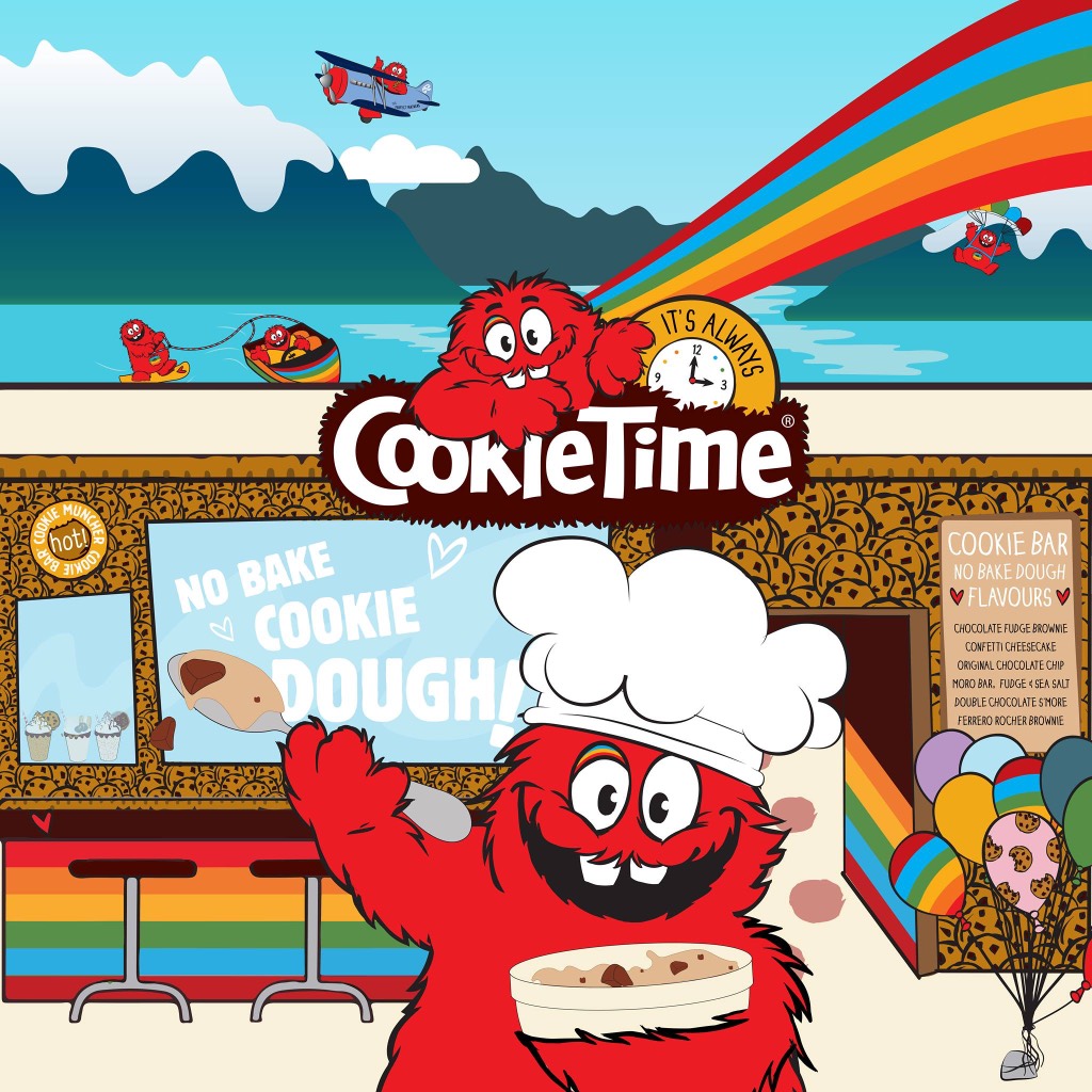 TÚI 7 GÓI LẺ BÁNH SOCOLA GIÒN Triple Chocolate Chunk Rookie Cookies, 175g
