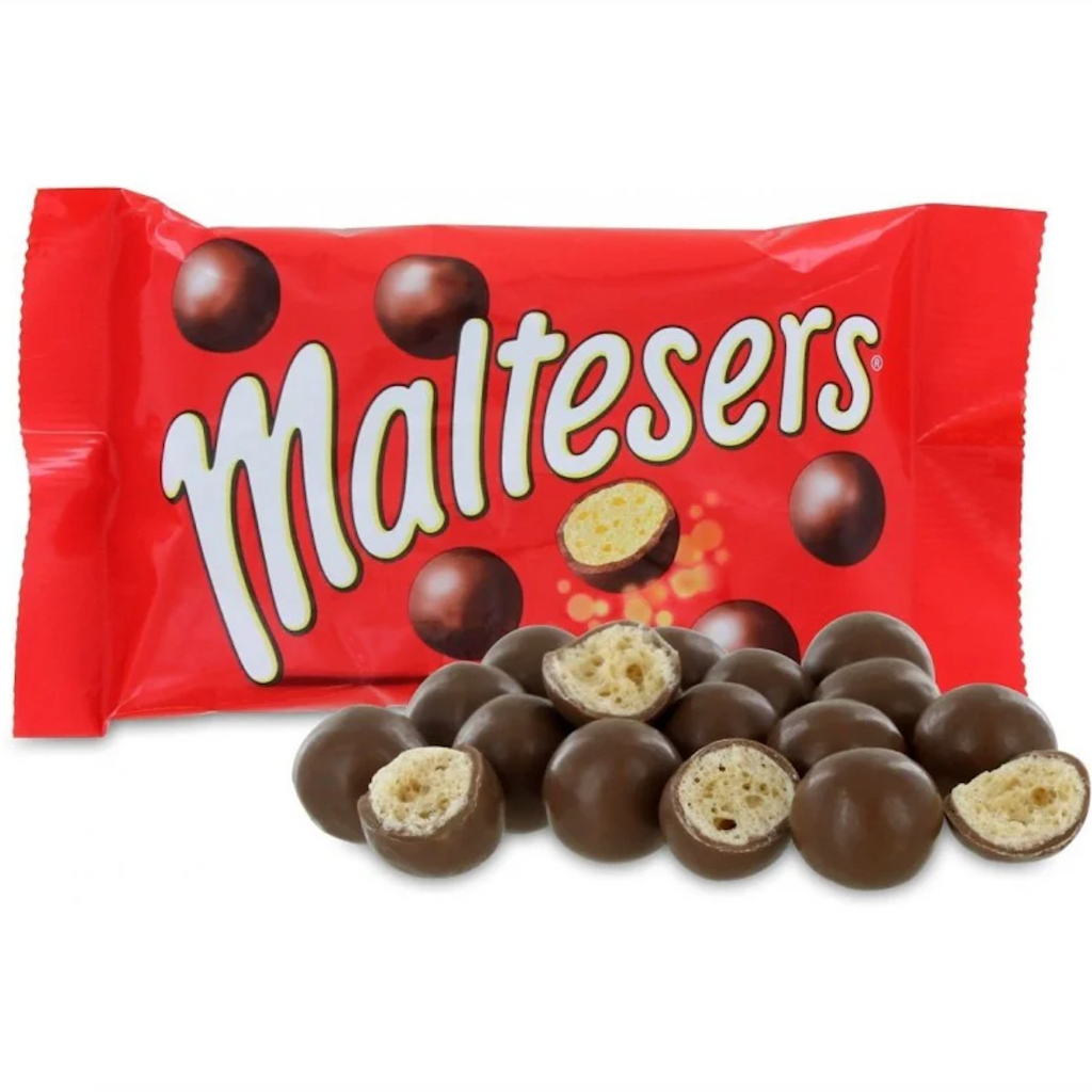 TÚI 11 GÓI SOCOLA NHÂN MẠCH NHA Maltesers Milk Chocolate Fun Size Party Share Bag 11 Pieces, 132g