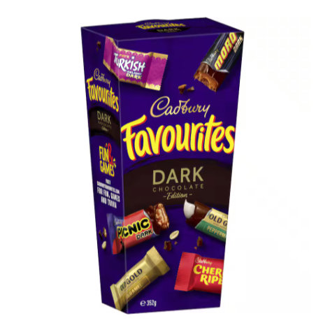 SOCOLA ĐEN / SỮA MIX NHIỀU LOẠI Cadbury ROSES - FAVOURITES, DARK / MILK Delight - Deluxe CHOCOLATE / NOUGAT