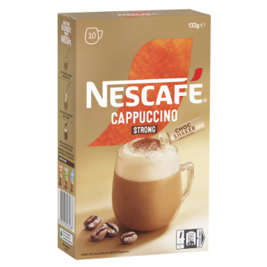 HỘP 10 GÓI Nescafe Cafe Menu Coffee Sachets Capuchino – Caramel – Hazelnut –  Mocha – Vanilla