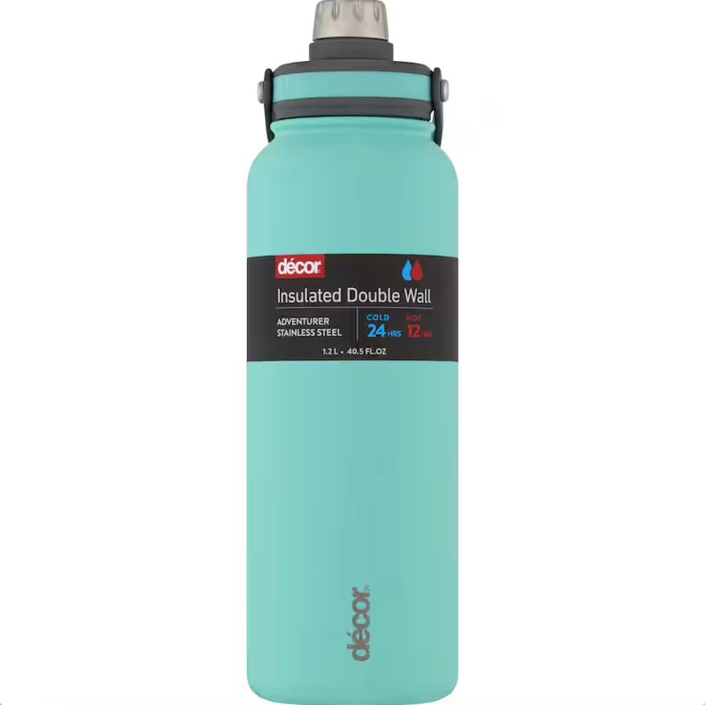 BÌNH NƯỚC QUAI XÁCH Decor Adventurer Stainless Steel Water Bottle Double Wall, SIZE ĐẠI XL 1.2L