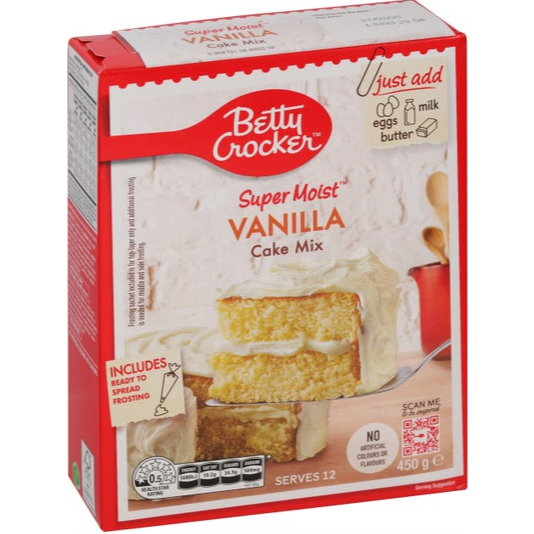 BỘT BÁNH Betty Crocker Cake Mix, NHUNG ĐỎ RED VELVET /  BLUEBERRY MUFFIN / TRIPLE CHOCOLATE BROWNIE / FOOD CAKE
