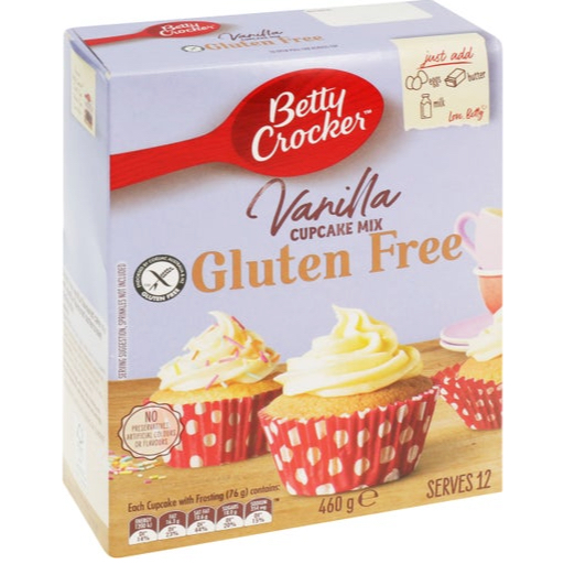 BỘT BÁNH Betty Crocker Cake Mix, NHUNG ĐỎ RED VELVET /  BLUEBERRY MUFFIN / TRIPLE CHOCOLATE BROWNIE / FOOD CAKE