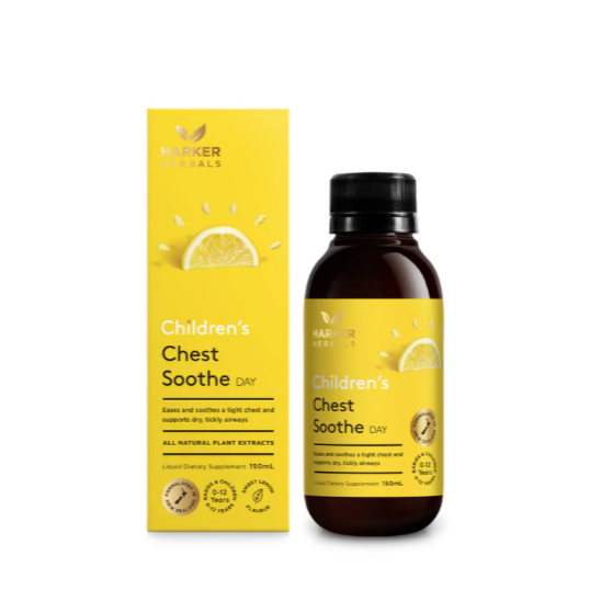 SIRO CHO BÉ 0-12 TUỔI BỔ PHỔI THẢO MỘC - TINH DẦU Harker CHILDREN'S Deep Lung / Chest Soothe, 150ml