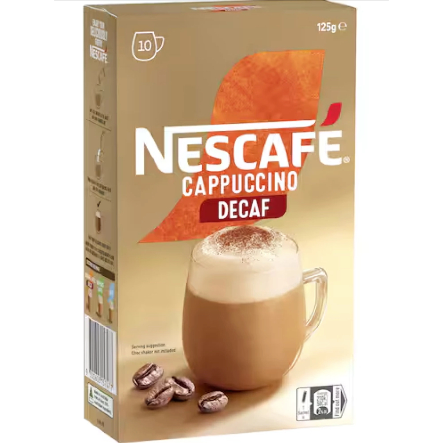 HỘP 10 GÓI Nescafe Cafe Menu Coffee Sachets Capuchino – Caramel – Hazelnut –  Mocha – Vanilla