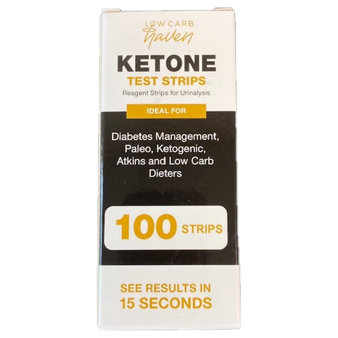 HỘP 100 QUE THỬ NƯỚC TIỂU Keto Urine Strips, Kiểm soát ĐÁI THÁO ĐƯỜNG - ĂN KIÊNG