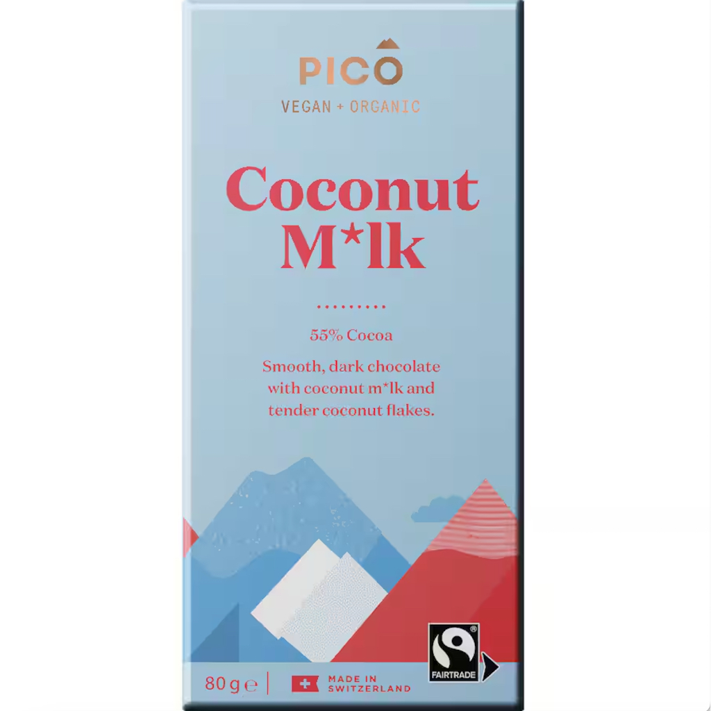 THANH SOCOLA THỤY SĨ - HỮU CƠ Pico Organic Chocolate Bar, Sea Salt, 80g