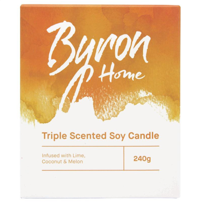 [Made in Australia] NẾN THƠM MIX 3 HƯƠNG Byron Home Triple Scented Soy Candle, 240g