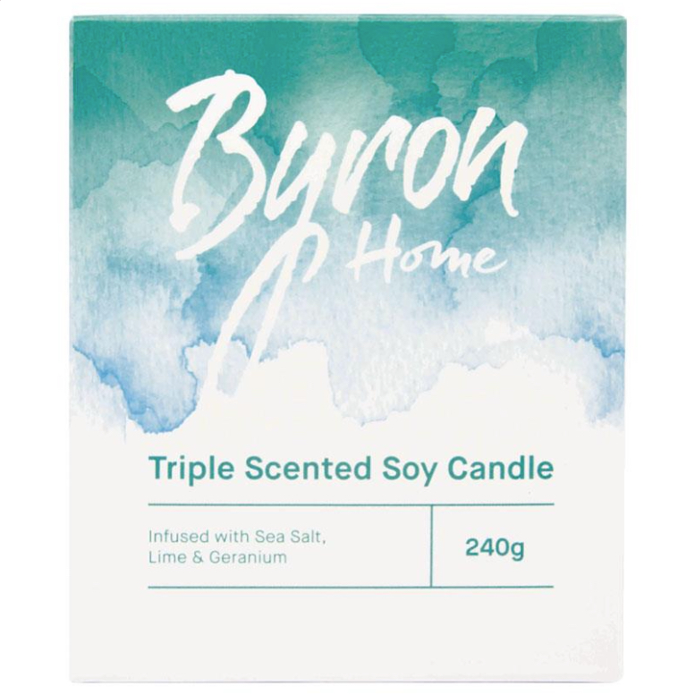 [Made in Australia] NẾN THƠM MIX 3 HƯƠNG Byron Home Triple Scented Soy Candle, 240g
