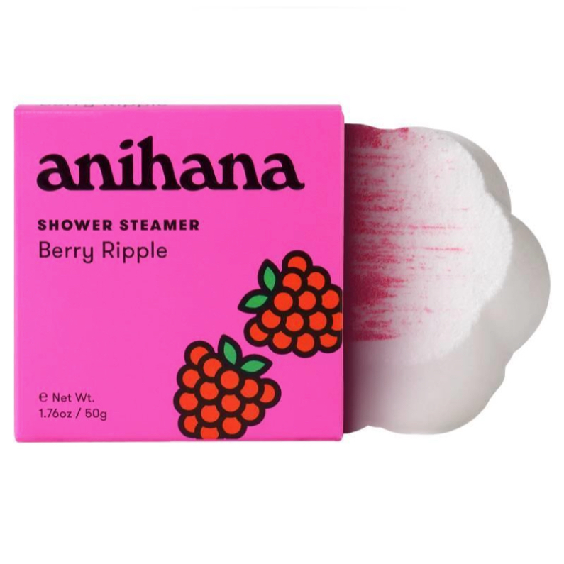[Hàng New Zealand] VIÊN XÔNG TẮM THƯ GIÃN Anihana Shower Steamer, Berry Ripple / Floral Fantasy, 50g