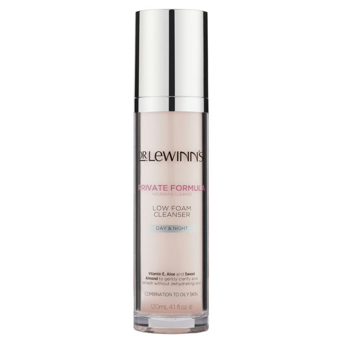 SỮA RỬA MẶT ÍT BỌT Dr Lewinn's Low Foam Cleanser, DA HỖN HỢP / DA DẦU, 120ml