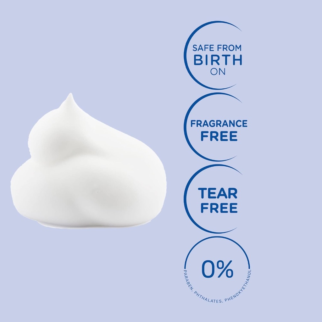 BỌT GỘI ĐẦU TRẺ SƠ SINH Mustela Newborn Foam Shampoo, 99% TỰ NHIÊN, 150ml