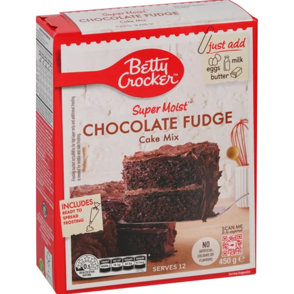 BỘT BÁNH Betty Crocker Cake Mix, NHUNG ĐỎ RED VELVET /  BLUEBERRY MUFFIN / TRIPLE CHOCOLATE BROWNIE / FOOD CAKE