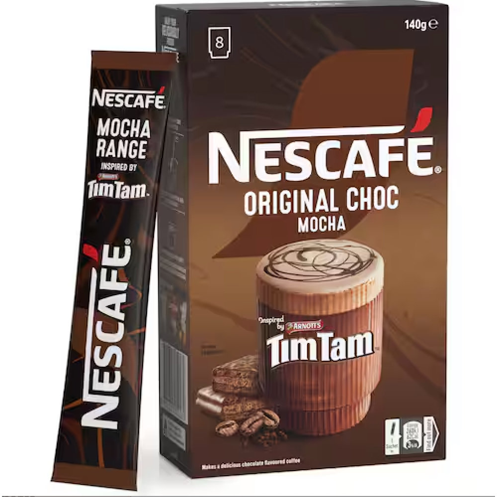 HỘP 10 GÓI Nescafe Cafe Menu Coffee Sachets Capuchino – Caramel – Hazelnut –  Mocha – Vanilla