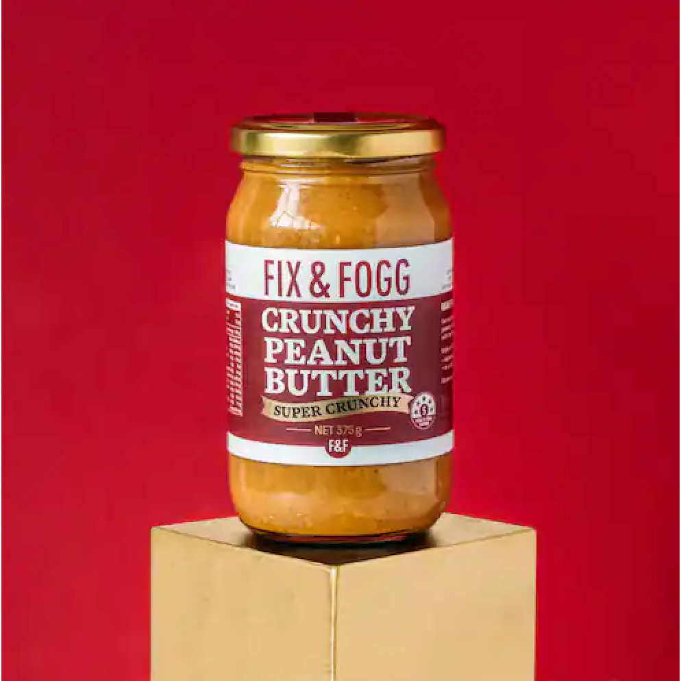 BƠ ĐẬU PHỘNG MƯỢT / GIÒN Fix & Fogg Peanut Butter Smooth / Crunchy, Non GMO - Keto - Vegan, 375g