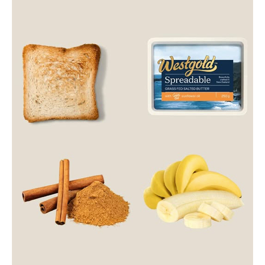 BƠ PHẾT TỪ SỮA BÒ THẢ TỰ NHIÊN Westgold Spread - Grass Fed Salted Butter, DẦU HOA HƯỚNG DƯƠNG, 250g