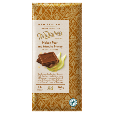 THANH SOCOLA Whittakers Artisan Collection Chocolate, Supreme Coffee / Ginger Mandarin / Plum Almond